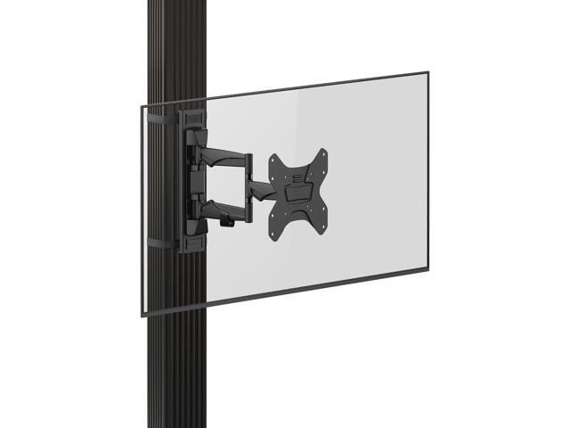 ZeboZap ZZTVA2022 Gazebo TV Mount Fits 19-50 TVs Full-Motion Square Post Pole Mount Outdoor TV Mount Holds 66 lbs Weatherproof Black ...