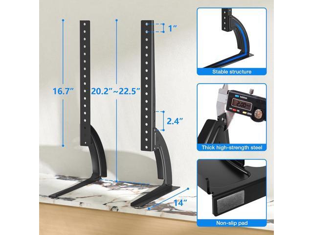 Rfiver Universal Table Top TV Stand Base TV Legs with Height Adjustment fits Most 32-55 Inch LCD LED Flat Screen TVs, Max VESA 800x400 mm, TV Feet...