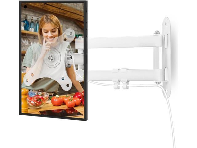 Wall Mount for Echo Show 21, Echo Show 15 Wall Mounting Bracket Swivel Rotation Extension Tilt for Alexa Show 21, Alexa Show 15, Max VESA 100x100mm...