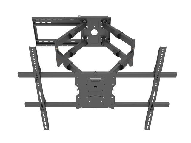 Monoprice Commercial Full Motion TV Wall Mount Bracket Extra Large and Extra Long Extension Range to 38.6' for 60' to 110' TVs up to 275lbs, Max...