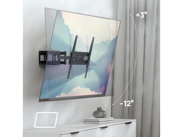 Full Motion TV Wall Mount for 32-65 Inch TVs up to 99 lbs, Articulating TV Mount Swivel and Tilt, Extendable Swing Arm, max VESA 400x400, Universal...