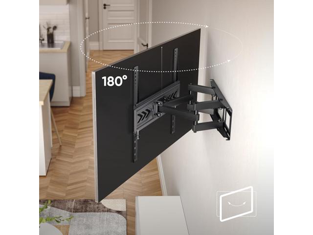 Full Motion TV Wall Mount for 32-65 Inch TVs up to 99 lbs, Articulating TV Mount Swivel and Tilt, Extendable Swing Arm, max VESA 400x400, Universal...