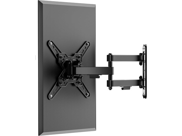 PL-223 Landscape to Portrait Vertical Rotation Full Motion TV Monitor Wall Mount Bracket Articulating Arms Swivel Tilt for Most 13' to 43' Flat...