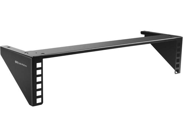 [Enhanced] Cable Matters Max 170 lbs Heavy Duty 19-inch Vertical 2U Wall Mount Rack Patch Panel Bracket, Versatile Vertical and Horizontal...