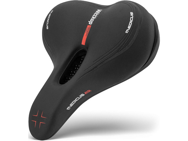 Wittkop Bike Seat I Bicycle Seat for Men and Women, Waterproof Bike Saddle with Innovative 5-Zone-Concept I Exercise Bike Seat for BMX, MTB & Road