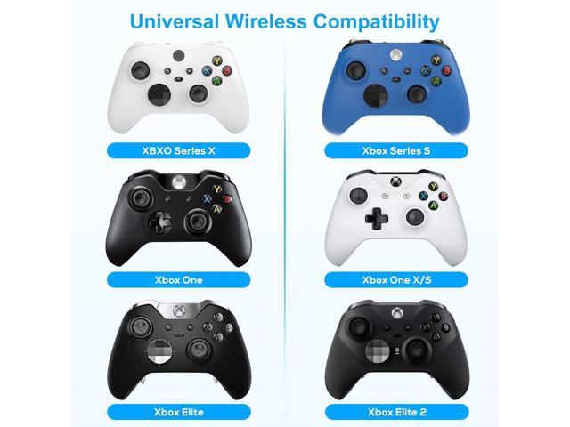 Keyboard for Xbox Series X/S, One/One X/S, Elite One/2 Controller, Wireless Gaming Chatpad Message Keypad with USB Receiver, Audio/Headset Jack...