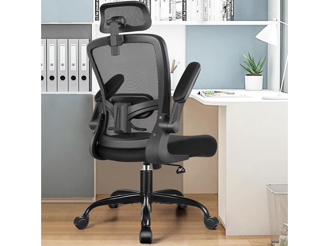 FelixKing Ergonomic Office Chair, Headrest Desk Chair with Adjustable Lumbar Support, Home Office Swivel Task Chair with High Back and Armrest,...