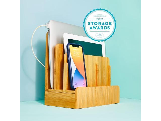 Great Useful Stuff G. U.S. Multi-Device Charging Station Dock & Organizer - Multiple Finishes Available. for Laptops, Tablets, and Phones - Strong...