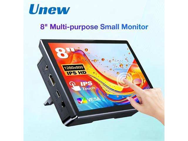 Unew 8 Inch 1280x800 IPS Touchscreen Portable Monitor with HDMI & Type-C