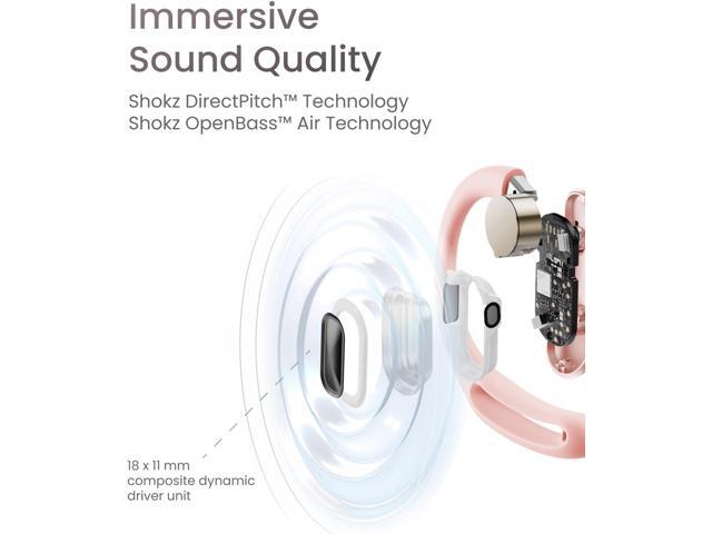 Shokz - OpenFit Air Open-Ear True Wireless Earbuds - Pink - image 5