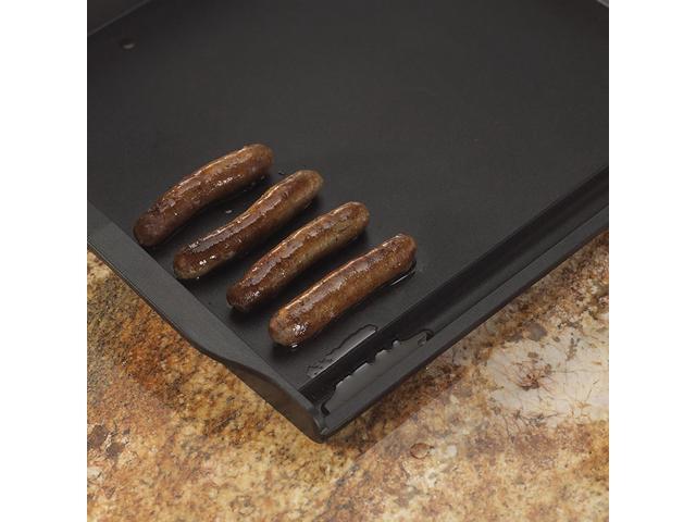 Nordic Ware 2 Burner Backsplash Griddle, Nonstick