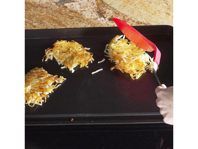 Nordic Ware 2 Burner Backsplash Griddle, Nonstick