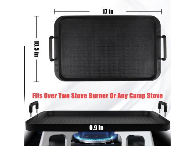 Flat Top Griddle for Stovetop,Camping Griddle/Cookware, Flat Top Grill,Non-Stick Griddle Grill Pan, Stove Top Grille,Aluminum Material, Dishwasher...