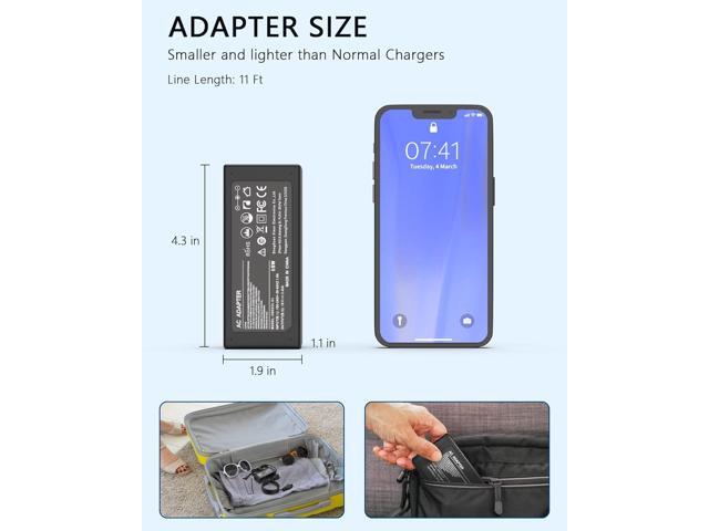 65W Laptop Charger Compatible with Acer Chromebook 11 R11 13 14 15 CB3 CB5 CB3-532 CB3-111 CB3-131 CB3-431 CB5-571 CB5-132T C720 C720P N15Q9 N15Q8...