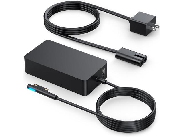 Surface Laptop Charger - 65W for Microsoft Surface Laptop 5 4 3 2, Windows Surface Laptop Studio, Surface Pro 9 8 7+ 7 6 5 4 3 X, Surface Go 3 2,...