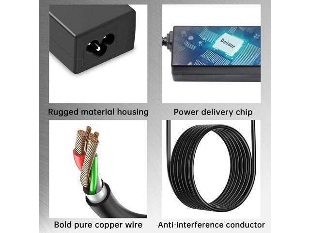 65W Laptop Charger Fit for Dell inspiron 13 14 15 17 3000 5000 7000 Series 3565 3567 3576 5558 5755 7212 7506 2in1 5555 5559 0G6J41 0MGJN9 19.5V...