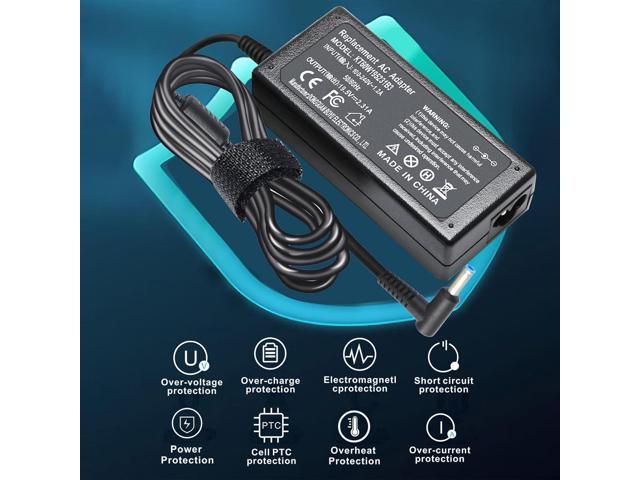 45W 740015-002 741727-001 L25296-001 AC Adapter for HP Pavilion x360 Envy Spectre Elitebook 840 ProBook Laptop Notebook Power Supply Cord Blue Tip...
