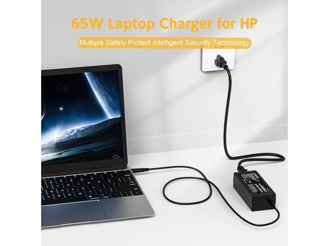 65W Laptop Charger for HP 2000 2000-2B19WM, 2000-2D19WM, 2000-2C29WM, 2000-2D49WM; Power Adapter Replacement for HP Pavilion DV7 DV6 G6 G7 DV5 DV4...