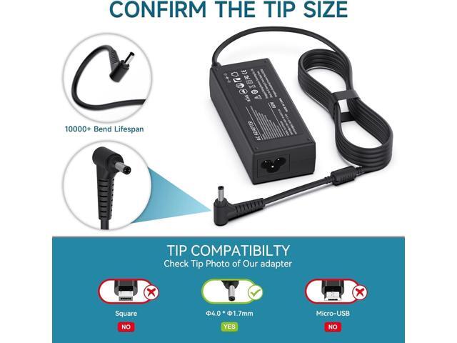 65W 45W IdeaPad Laptop Charger, for Lenovo IdeaPad 3 5 330 330s 320 310 S340 S145 100 110 110s 120S-11IAP 100S-11IBY 130-15AST 510s 530s 710S Flex...