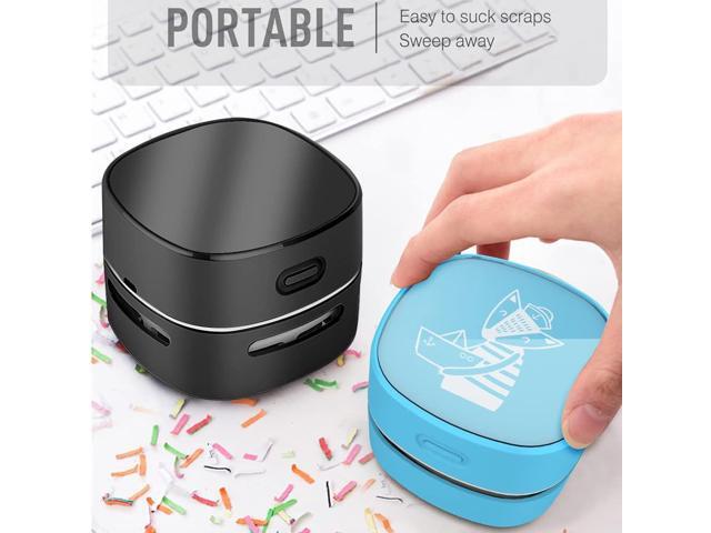 ODISTAR Desktop Vacuum Cleaner, Mini Table dust Sweeper Energy Saving,High Endurance up to 400 mins,360º Rotatable Design for...