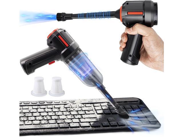 PeroBuno 3-in-1 Computer Vacuum Cleaner - Air Duster - for Keyboard Cleaning - Cordless Canned Air - Powerful 45000RPM - Energy-Efficient.