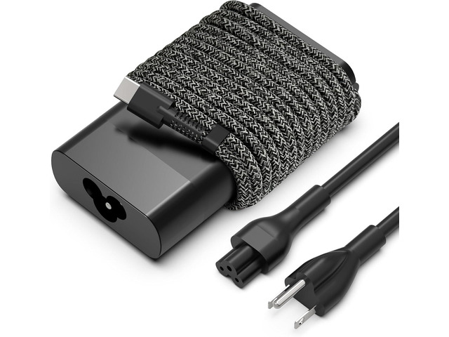 65W USB C Laptop Charger Compatible with HP Spectre X360 Elitebook Omnibook Envy Chromebook Elite x2 Fast Charing Travel Type C AC Adapter Power...