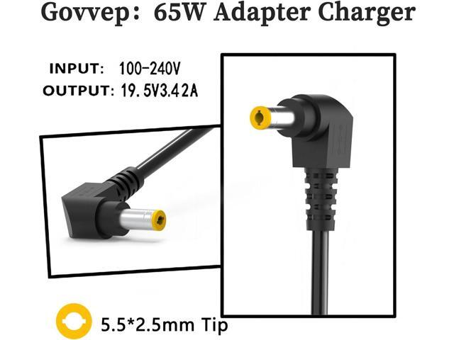 65W Laptop Charger for Toshiba Satellite C55 L510 C655 C850 L755 C855D NB15T P55 P55W CL15T S55;Toshiba Portege Z30 R835 Satellite Radius 11 14 15...
