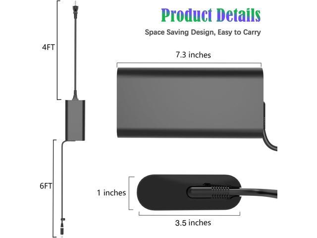 330W 19.5V 16.92A GaN AC Charger for Dell G16 7630 7620 G15 Alienwar X51 X17 R1 R2 M17 R3 R4 M18x R1 R2 R3 Area-51m R1 R2 ADP-330AB D DA330PM111...
