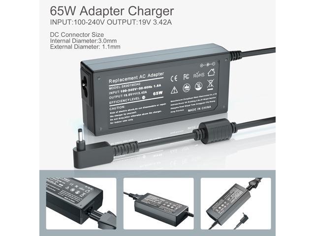 65W Laptop Charger Compatible with Acer ADP-45FE F PA-1450-26 Aspire 5 A515-44 A515-46 A515-54 A515-56 A315-24P Chromebook R11 CB3 CB5 C740 C738t...