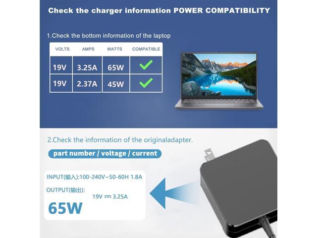 Charger Compatible for Gateway TYPE60-190-3150U GWTN156-1 GWTN156-5 GWTN156-4 GWTN156-7 GWTN156-9 GWTN156-11 GWTN141-2 GWTN141-10 GWTN141-3...