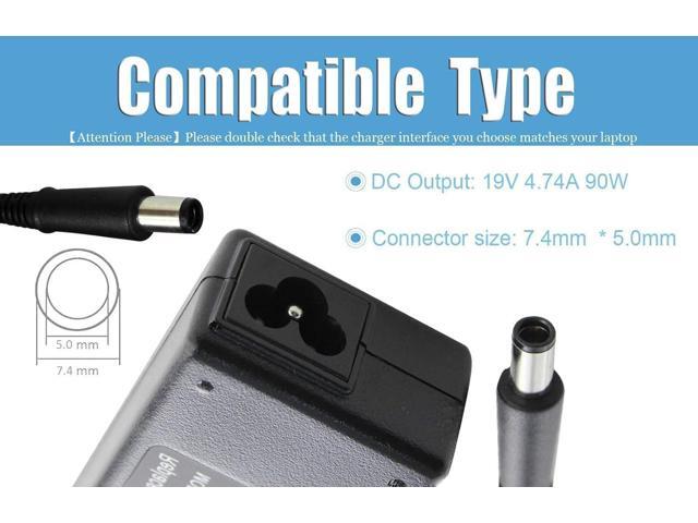 Feppery 90W AC Adapter Laptop Charger Compatible for HP Elitebook 8460p 8470p 8440p 8560p 8760p 8460w 8470w 8570w 8770w Probook 4530s 4540s 4440s...