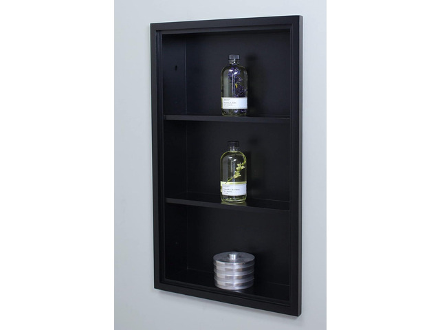 14x24 Sloane Recessed Wall Niche Medicine Cabinet Replacement, in The Wall Bathroom Cabinet Insert Shelf/Shelves, Made in North America, Real Wood,...