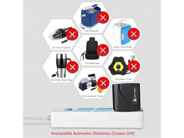 RoyPow AC to DC Converter Power Supply Transformer 2A/24W AC/DC Adapter 110V/120V to 12V Car Cigarette Lighter Socket, 110V/120V to 12V Converter,...