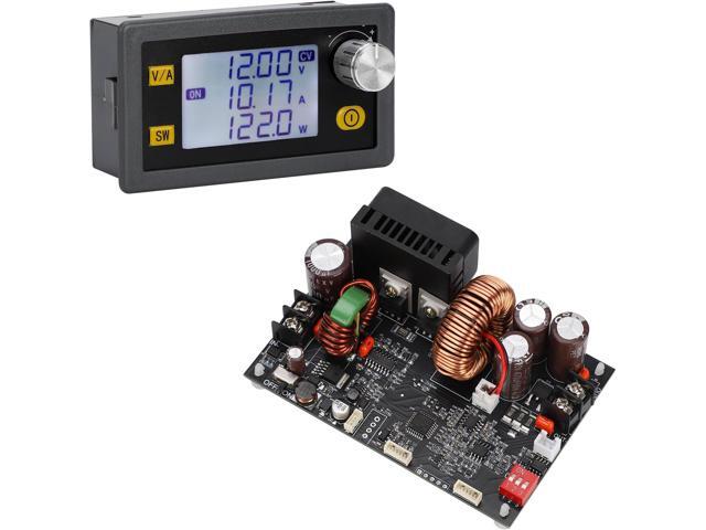 DROK CNC DC Buck Converter with Meter, 6-70V to 0-60V 20A 1200W, DC 5V 9V 12V 24V 36V 48V 60V Fixed Output Voltage, Adjustable Power Supply Voltage...