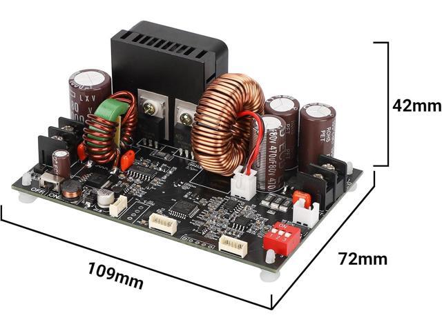 DROK CNC DC Buck Converter with Meter, 6-70V to 0-60V 20A 1200W, DC 5V 9V 12V 24V 36V 48V 60V Fixed Output Voltage, Adjustable Power Supply Voltage...