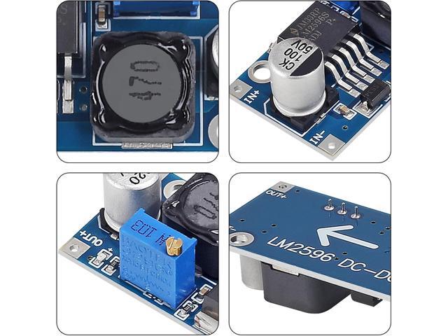 AITRIP 20-Pack LM2596 LM2596S Buck Converter DC to DC Converter High Efficiency Voltage Regulator 3.0-40V to 1.5-35V DC-DC Buck Converter Step Down...