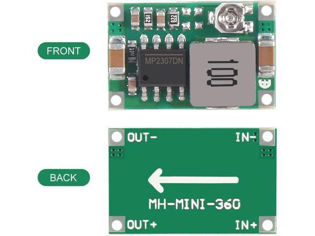 20pcs Mini 360 Buck Converter Mini 360 3A DC-DC Adjustable Voltage 4.75V-23V to 1V-17V Step Down Power Converter Mini360 Buck Module