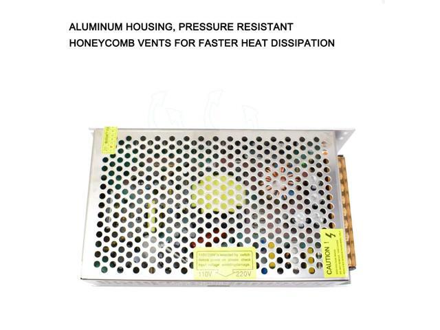 Switching Power Supply 110V/220V AC to DC 5V 40A 200W Transformer Converter for CCTV Camera, Security System, 3D Printer, Computer Project (5V 40A)