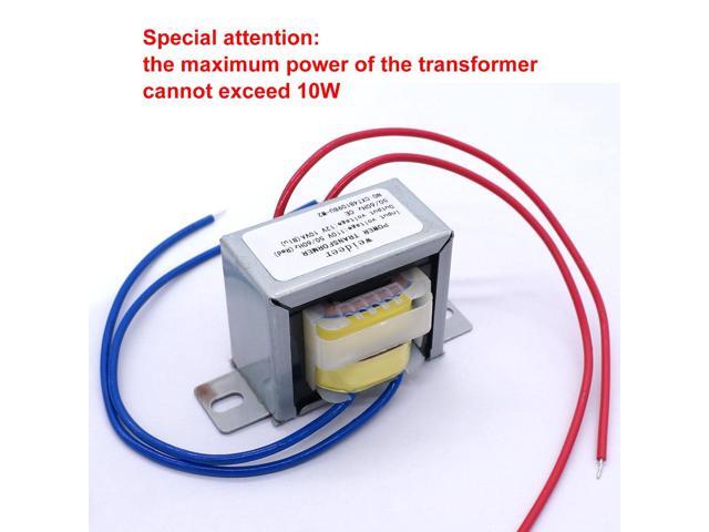 Weideer Input AC 110V 50/60HZ Output AC 12V 10VA Transformer - Single Phase for Lighting & Audio Power Supplies - K-001