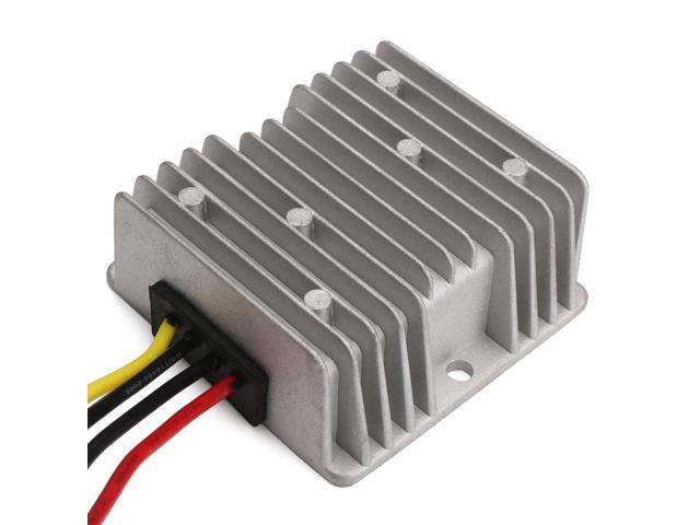 36V 48V to 12V Voltage Reducer, DROK 120W 10A DC to DC Waterproof Club Car Step Down Converter, 24-60V 24V 36 V 48 V to 12 V Buck Regulator Volt...