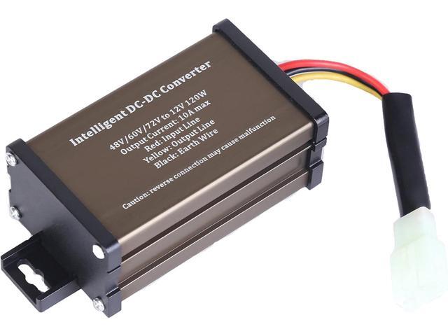 Pro Chaser Golf cart DC-DC 72V 60V 48V Volt Voltage to 12V Step Down Voltage Reducer Regulator 120W 10A