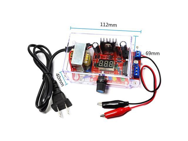 2pcs LM317 DIY Kit Adjustable Regulated Voltage 110V to 1.25V-12.5V Step-Down Power Supply Module PCB Board Electronic Kits