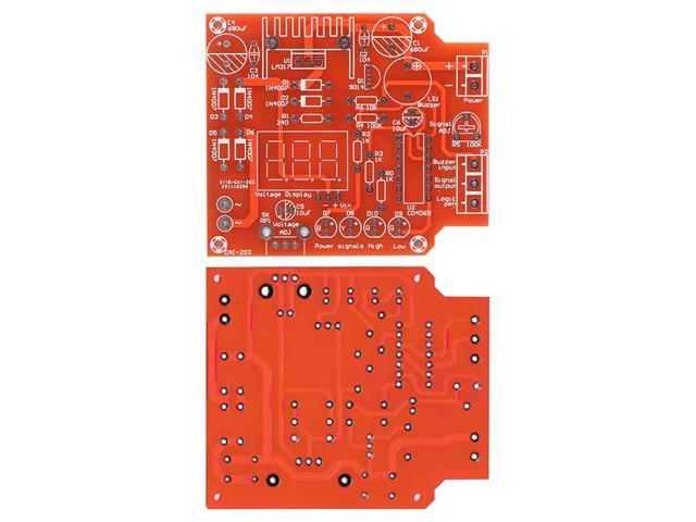 2pcs LM317 DIY Kit Adjustable Regulated Voltage 110V to 1.25V-12.5V Step-Down Power Supply Module PCB Board Electronic Kits