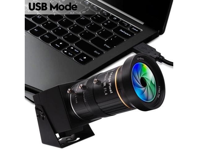 HDMI USB Webcam 4K Camera for Live Streaming 10X Variable Focus PC Camera USB HDMI Simultaneous Output Video Camera Close up Zoom in and Out Web...