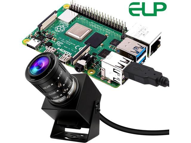 ELP 48mp USB Camera Manual Zoom Webcam for Computer Mini Lightburn Camera for Laser Engraver UVC USB2.0 Close-up Camera 6000P USB Security Camera...
