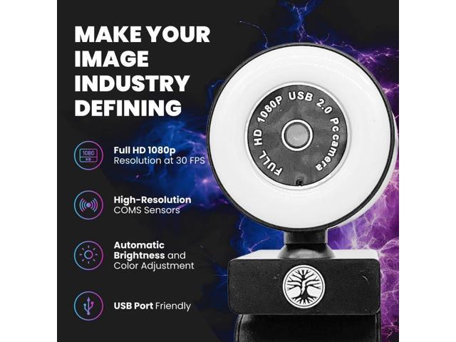 Live Streaming Kit- Perfect for Streaming Video Games on Twitch, YouTube, Podcasts and Working from Home. includes 1920x1080p Webcam, Professional...