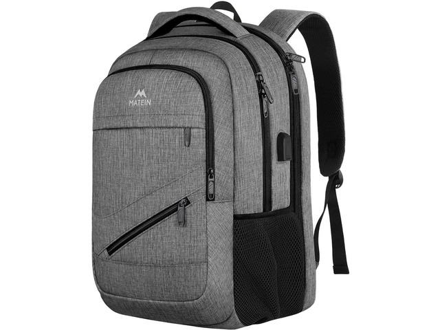 MATEIN Travel Laptop Backpack, 17 Inch Work TSA Approved Carry on Backpack, Large Computer Business Bag for Men Women with USB Port and Trolley...