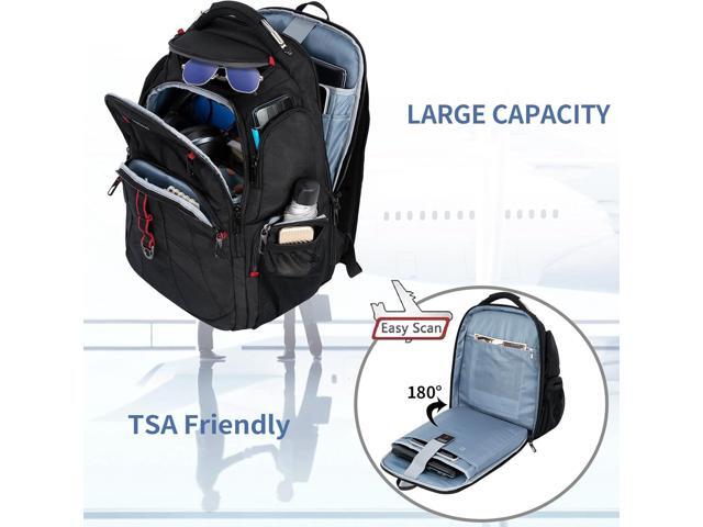 VANKEAN Travel Laptop Backpack 17.3 Inch TSA Friendly, Water-Repellent Anti Theft XL Computer Backpack with RFID Pockets College Backpacks with USB...