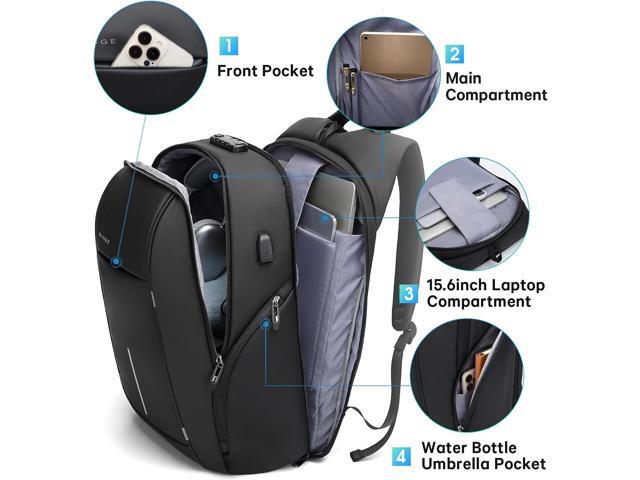 BANGE Travel Backpack,Lightweight Work Backpacks for Men, Laptop Backpack for 15.6Inch, Fashion Backpack for Men and Women