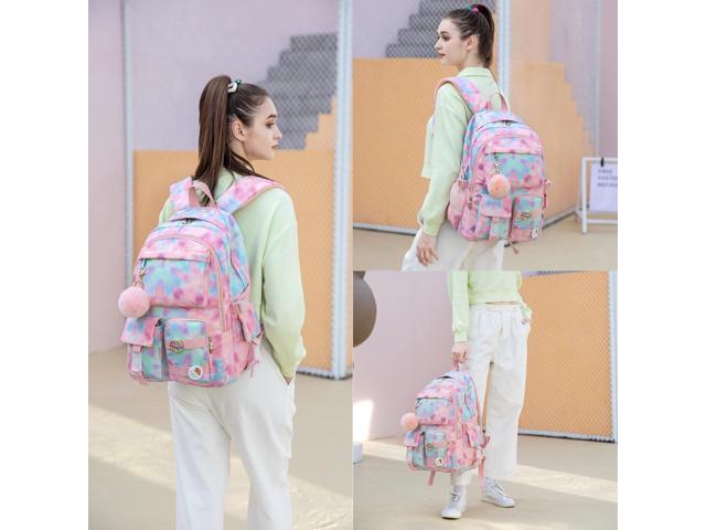 Hidds Laptop Backpacks 16 Inch School Bag College Backpack Anti Theft Travel Casual Daypack Bags Cute Bookbags Large Colorfull Carry on Back Pack...